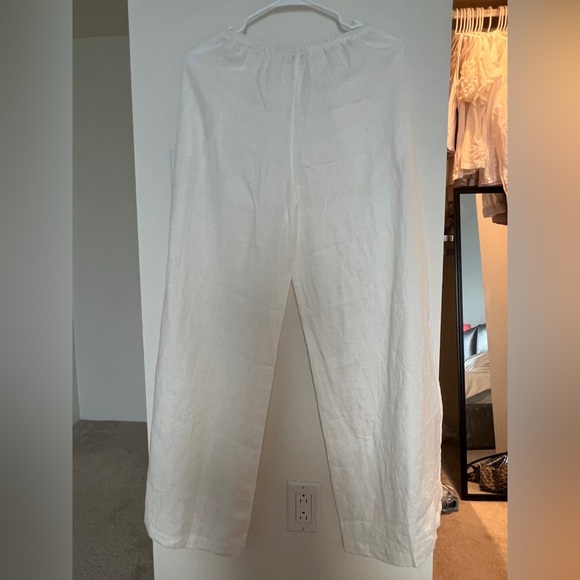 Aritzia Cream Wide-Leg Pants - Picture 11 of 11